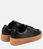 Lucerne shearling-lined leather sneakers