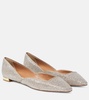 Maia metallic mesh ballet flats