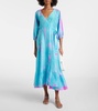 Hailey silk maxi dress