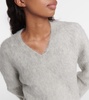 Alpaca V-neck sweater