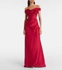 Nova Cocotte silk satin corset gown