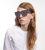 DiorClub M4U square shield sunglasses