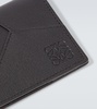 Puzzle leather card case