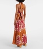 Golden Bea printed cotton maxi dress