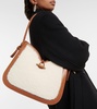 Vigo Medium shearling and leather shoulder bag