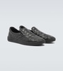 Sawyer leather slip-on sneakers