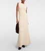 Engadin cashmere crochet maxi dress