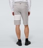 4-Bar jersey cotton shorts