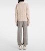 Camello cable-knit half-zip sweater