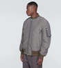 Technical twill bomber jacket 