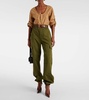 Cassandre cotton twill cargo pants