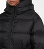 Black Hooded Down Jacket