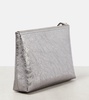 Voyou metallic leather pouch