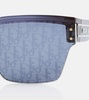 DiorClub M4U square shield sunglasses