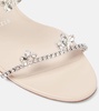 Just Queen 70 embellished leather mules