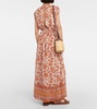 Edwina silk georgette maxi dress