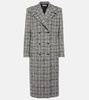 Lurex® tweed coat