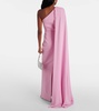 Odetta one-shoulder gown