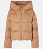 The Cube Dalia camel hair puffer jacket