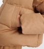 The Cube Dalia camel hair puffer jacket