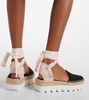 Canvas wedge espadrilles 