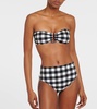 Forme checked bikini bottoms