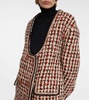 Oversized wool-blend bouclé jacket