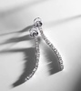 Savannah Milli 18kt white gold earrings with diamonds