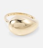 Water Droplet 14kt gold ring