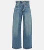 Ayla cuffed wide-leg jeans