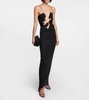 Molded Venus jersey maxi dress