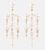 Jardin de Rêve 14kt gold earrings with diamonds and pearls