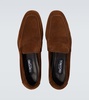 Suede loafers