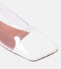 Ane Glass PVC slingback flats