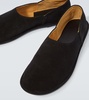 Canal suede slip-on shoes