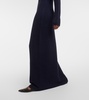 Brogan cashmere and silk maxi dress