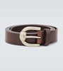 Leather belt