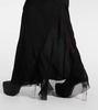 Silk maxi skirt