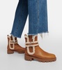 CL Chelsea shearling-trimmed ankle boots