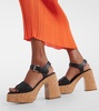 Skyla faux leather platform sandals