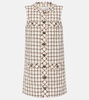 Laurel cotton-blend tweed minidress