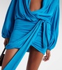 Draped minidress