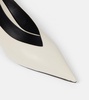 The Wedge-Heel Pump — Cream