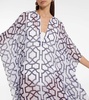 Roxanne printed chiffon kaftan