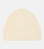 Wool and cashmere beanie