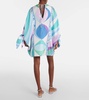 Pesci silk twill kaftan