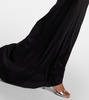 Suspended Triangle open-back maxi dress