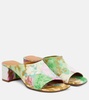 Jacquard sandals