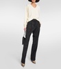 Ferito pleated wool straight pants