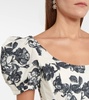 Salvina floral cotton midi dress